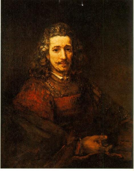 REMBRANDT Harmenszoon van Rijn Man with a Magnifying Glass du